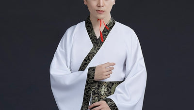 Traje Tang Primavera Otoño - Ropa Tradicional China para Hombre - Image 35
