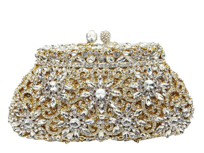 Bolso de Noche Metálico con Incrustaciones de Diamantes Estilo Europeo - Image 10