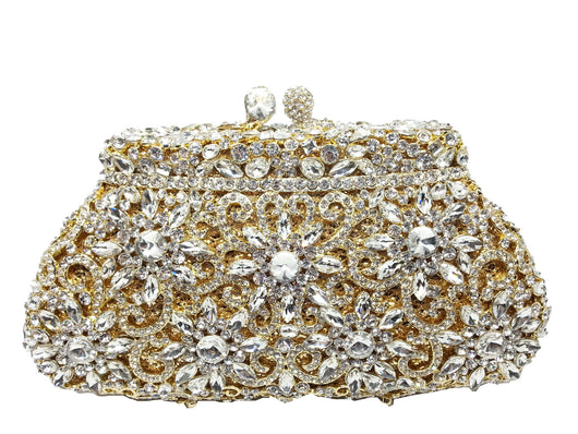 Bolso de Noche Metálico con Incrustaciones de Diamantes Estilo Europeo - Image 10