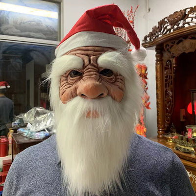 Máscara de Cabeza Calva de Abuelo - Cobertura Látex Realista - Image 11