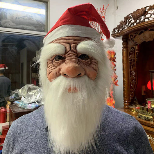 Máscara de Cabeza Calva de Abuelo - Cobertura Látex Realista - Image 11