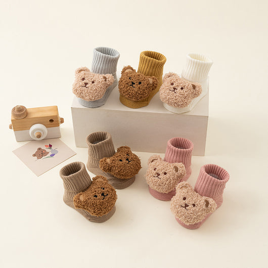 Calcetines Antideslizantes para Bebé Primavera-Otoño con Grip de Silicona - Image 4
