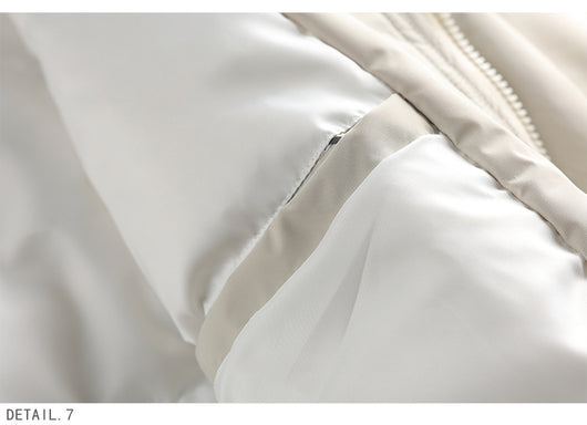 Chaqueta de Plumón de Pato Blanco para Hombre - Corte Holgado - Image 16
