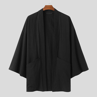 Cardigan Holgado para Hombre con Mangas Murciélago - Abrigo Versátil - Image 6