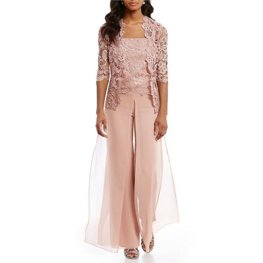 Conjunto Elegante Mujer con Blazer de Encaje Calado - Image 14
