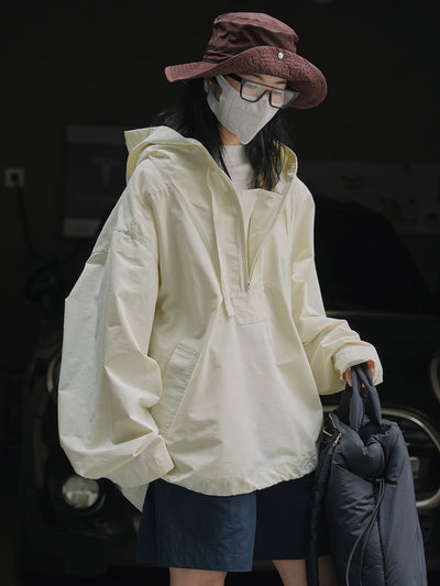 Chaqueta Hoodie Urbana Coreana Slim Fit Cortavientos - Image 16