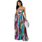 Jumpsuit Enterizo Ajustado con Estampado, Cierre y Escote Tubo