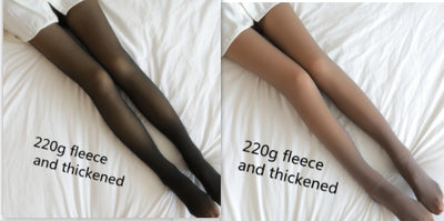 Leggings Térmicos Translúcidos Talla Grande con Forro Polar para Invierno - Image 11