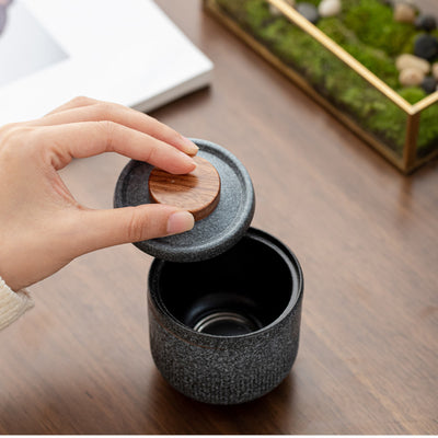 Juego Portátil de Té: Tetera y Dos Tazas con Filtro Integrado