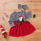 Vestido Princesa Navideño para Niñas con Tul Brillante