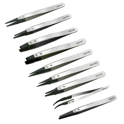 Pinzas de Precisión Antiestáticas con Punta Afilada y Borde Reforzado - Image 23