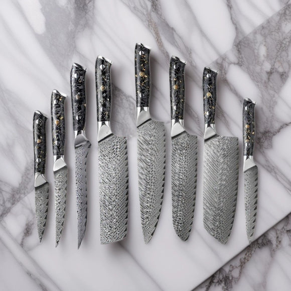Cuchillo de Chef Profesional con Núcleo de Acero de 67 Capas