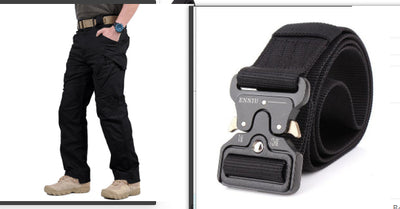 Pantalones de Senderismo Impermeables Holgados para Hombre - Image 14