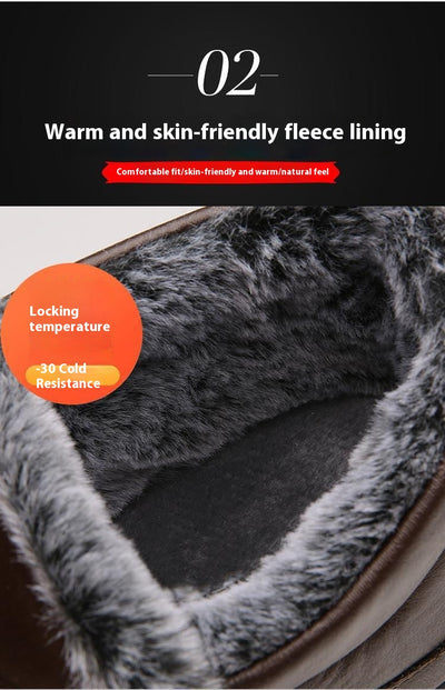 Zapatos de Invierno Acolchados para Adultos Mayores - Antideslizantes e Impermeables - Image 12