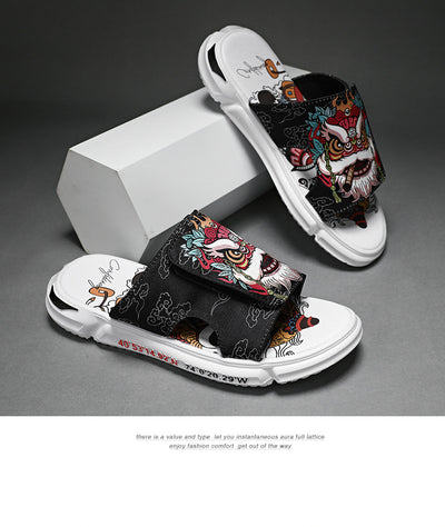 Sandalias y Pantuflas Deportivas para Hombre con Suela Gruesa - Image 12