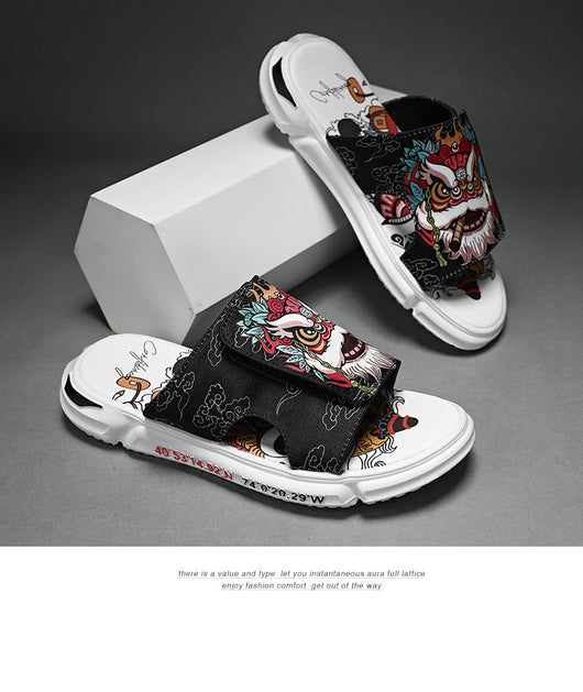 Sandalias y Pantuflas Deportivas para Hombre con Suela Gruesa - Image 12