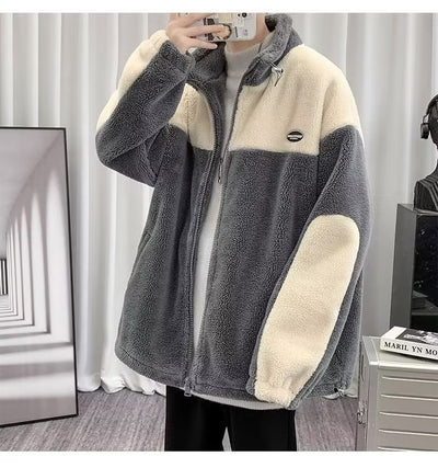 Chaqueta Acolchada para Hombre con Bloques de Color - Calidez y Estilo - Image 15