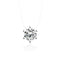 Multi-claw Diamond Zircon Pendant Necklace Style01