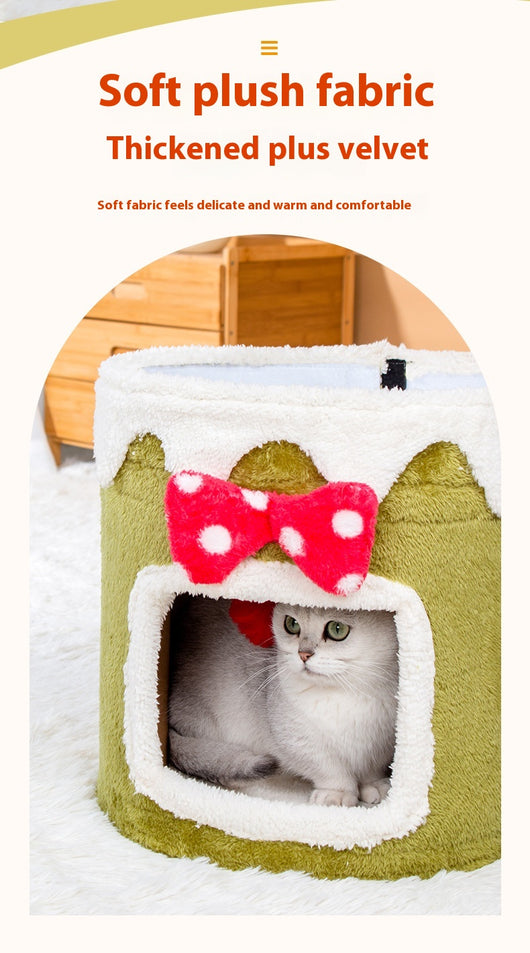 Árbol Rascador Doble para Gatos - Nido Cuatro Estaciones Universal - Image 12