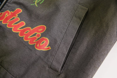 Chaqueta Primavera Hombre Graffiti Multicolor Corte Relajado - Image 12