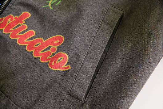 Chaqueta Primavera Hombre Graffiti Multicolor Corte Relajado - Image 12