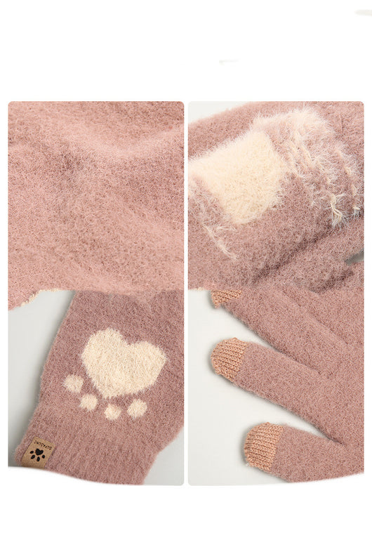 Guantes Térmicos con Pantalla Táctil y Almohadillas de Gato - Image 4