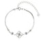 Pulsera de Plata 925 con Trébol de Cuatro Hojas para Mujer