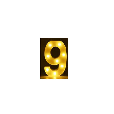 Letras y Números LED Luminosos para Decoración - Lámpara de Batería Romántica - Image 83