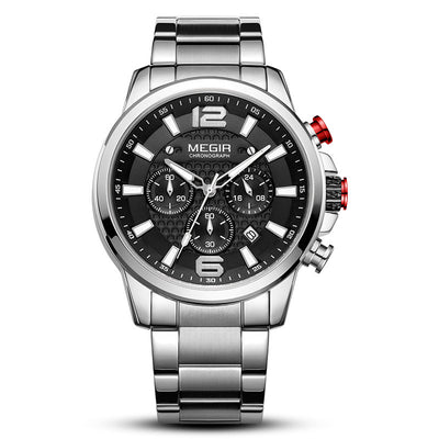 Reloj Deportivo Multifunción Ejecutivo Acero Inoxidable Hombre - Image 9