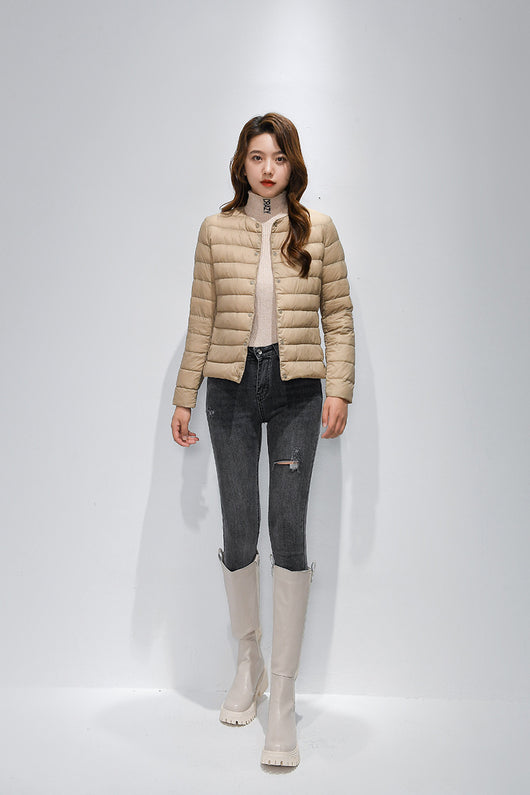 Chaqueta Térmica Ligera Cuello Redondo para Mujer - Image 40