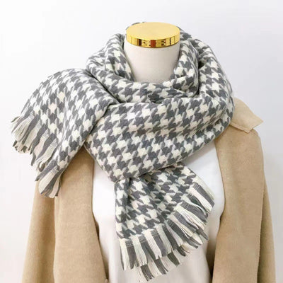 Bufanda Reversible de Lana Gruesa para Otoño e Invierno - Image 22