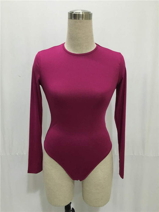 Body Manga Larga Ajustado Sexy para Mujer - Image 12