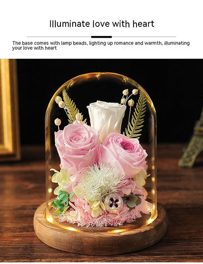 Rosa Eterna en Cúpula de Cristal - Regalo Perfecto para San Valentín - Image 8