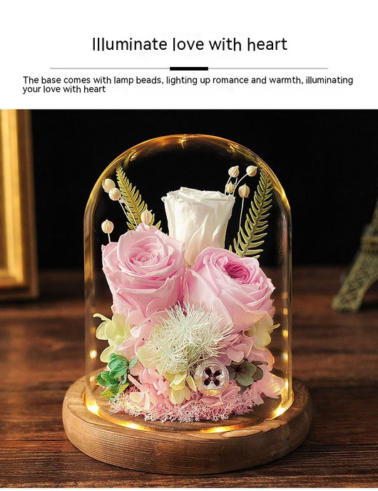 Rosa Eterna en Cúpula de Cristal - Regalo Perfecto para San Valentín - Image 8