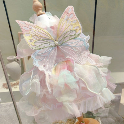 Vestido Infantil con Alas de Mariposa - Diseño de Personalidad - Image 3