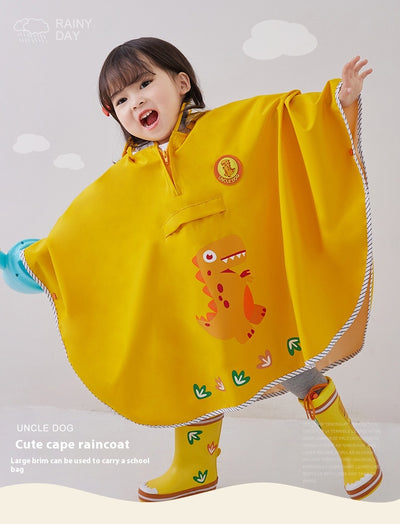 Impermeable Infantil Tipo Capa con Diseño de Dinosaurio - Image 12