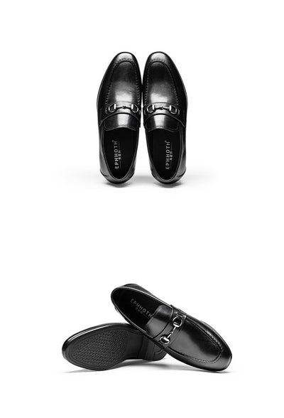 Zapatos de Cuero Artesanales para Hombre - Elegancia Formal de Negocios - Image 12