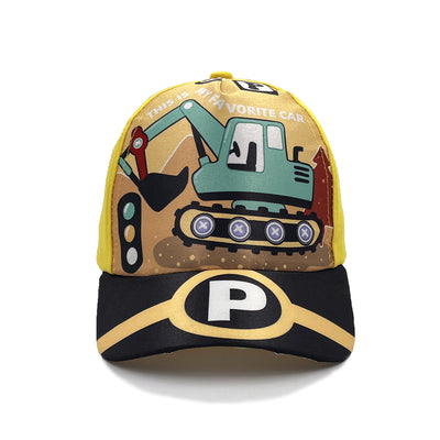 Gorra de Béisbol Infantil de Dibujos Animados con Excavadora - Image 7