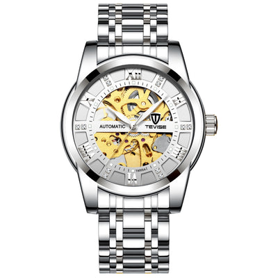 Reloj Mecánico con Pulsera de Acero Calado - Image 10