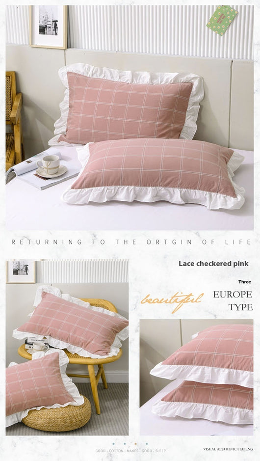 Funda de Almohada 100% Algodón con Volantes - Individual Lavado - Image 32