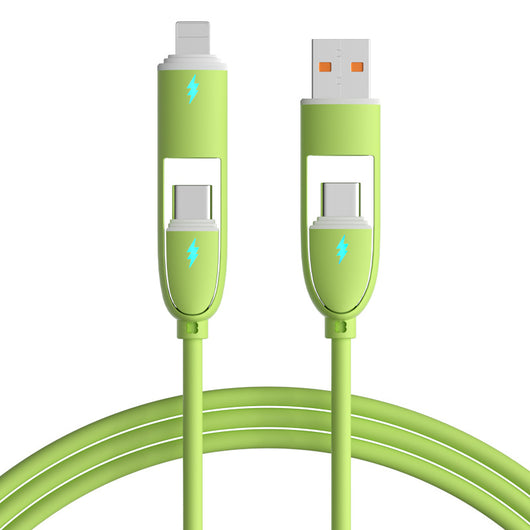 Cable de Carga Rápida 4 en 1 de Silicona Premium - Image 5