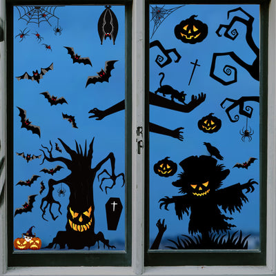 Pegatinas Decorativas de Halloween - Calabaza, Araña, Fantasma y Linterna - Image 13