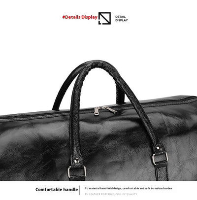 Maleta de Viaje Ejecutiva PU Capacidad Grande - Bolsa Retro para Viajes Cortos - Image 32
