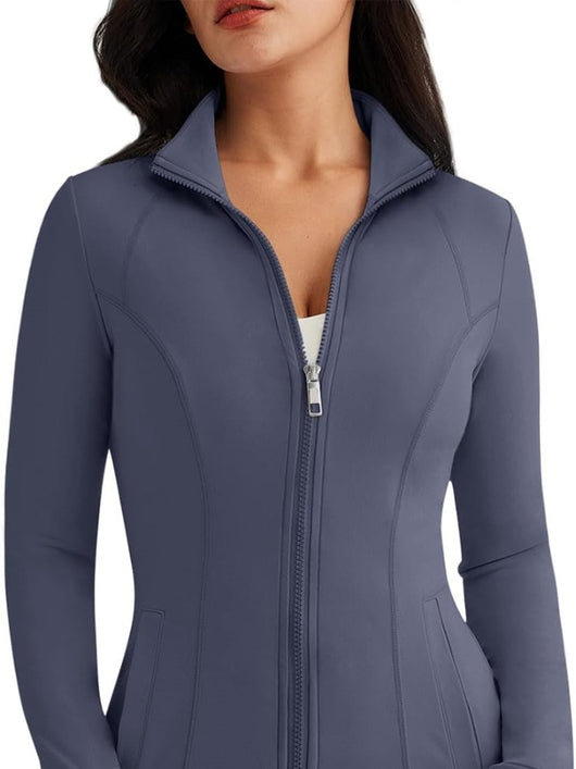 Chaqueta Deportiva Ajustada de Manga Larga con Tecnología Elástica - Image 18