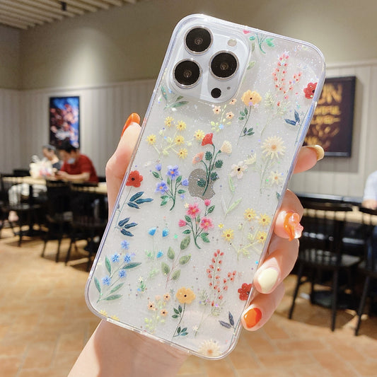 Funda para Celular Pequeña con Estampado Floral