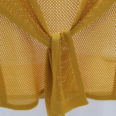 Chaleco Tejido Coordinado - Conjunto 3 Piezas Camisa y Falda - Image 22