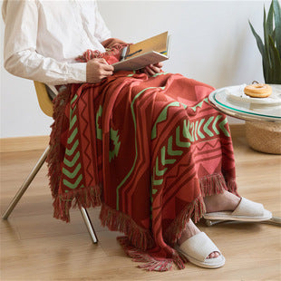 Funda de Almohada Tejida de Color Sólido Estilo Pastoral Europeo - Image 12