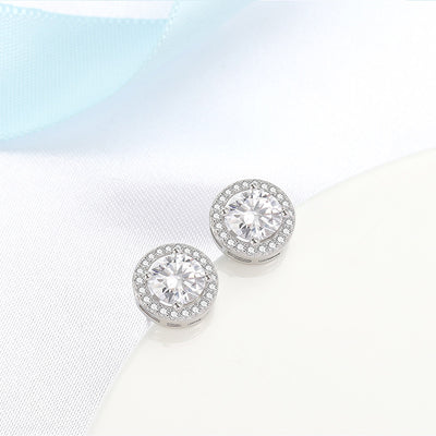 Aretes de Diamantes Blancos con Personalidad - Joyería de Moda Internacional - Image 4