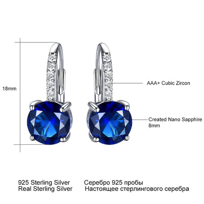 Aretes de Plata Esterlina con Topacio Ahumado y Diamantes - Image 14