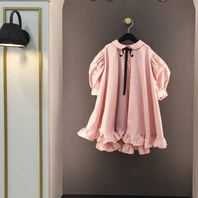 Vestido de Princesa con Mangas Abullonadas para Cumpleaños Infantil - Image 7